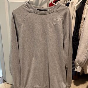 Gymshark Light Gray Crewneck Sweatshirt